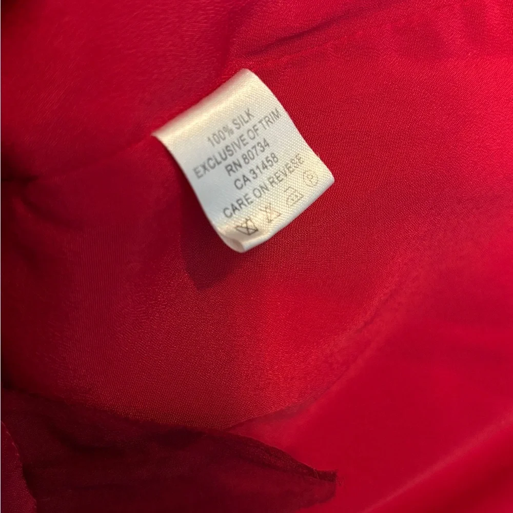 Vintage DOLCE & GABBANA Red Silk Dress – Size 4 - Picture 3 of 7